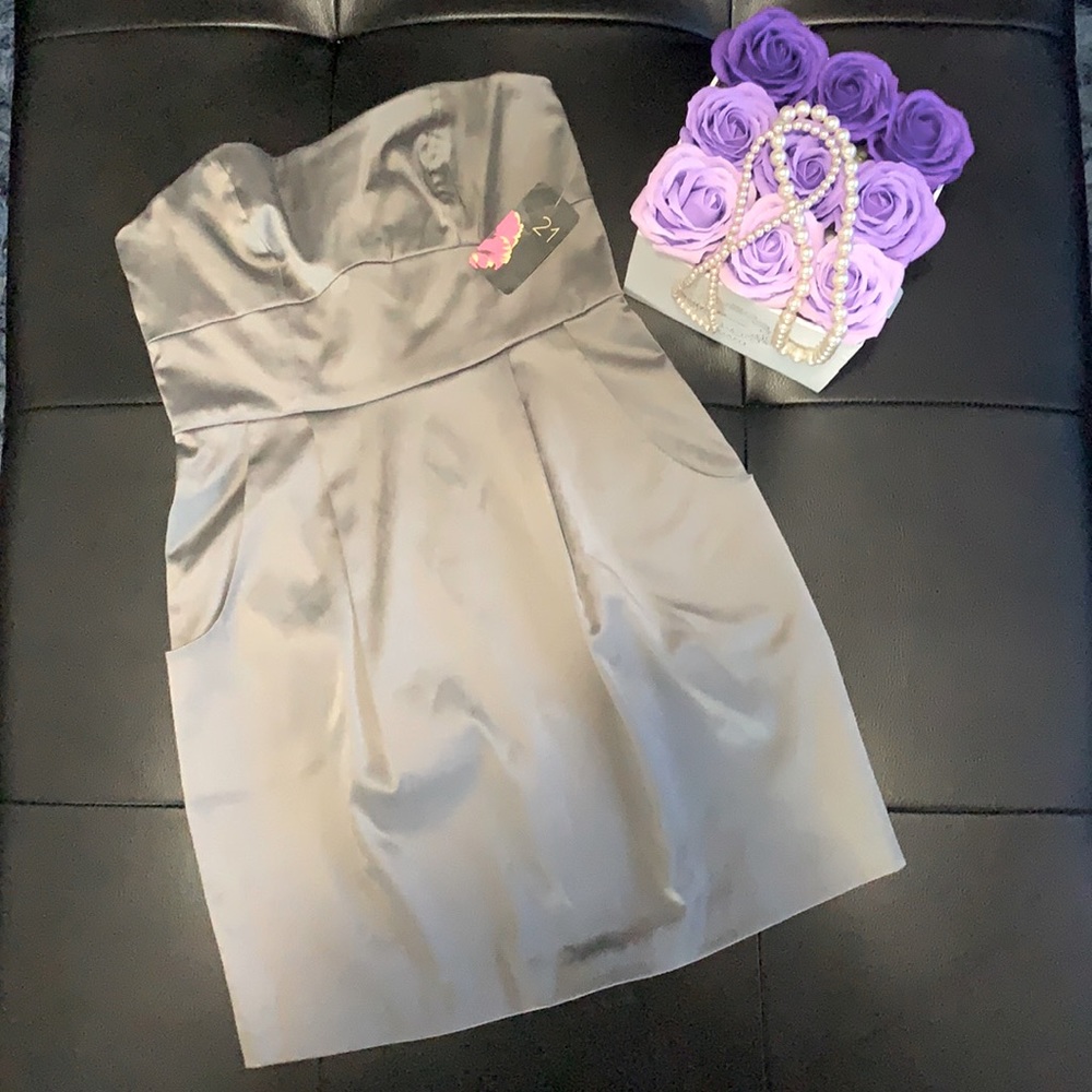 Forever 21. Small silver dress. NWT